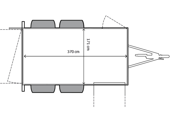 Sirius Viehanhänger V150 / V250 (gerade Front) – Bild 2