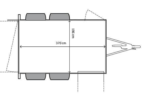 Sirius Viehanhänger V150 / V250 (gerade Front) – Bild 3