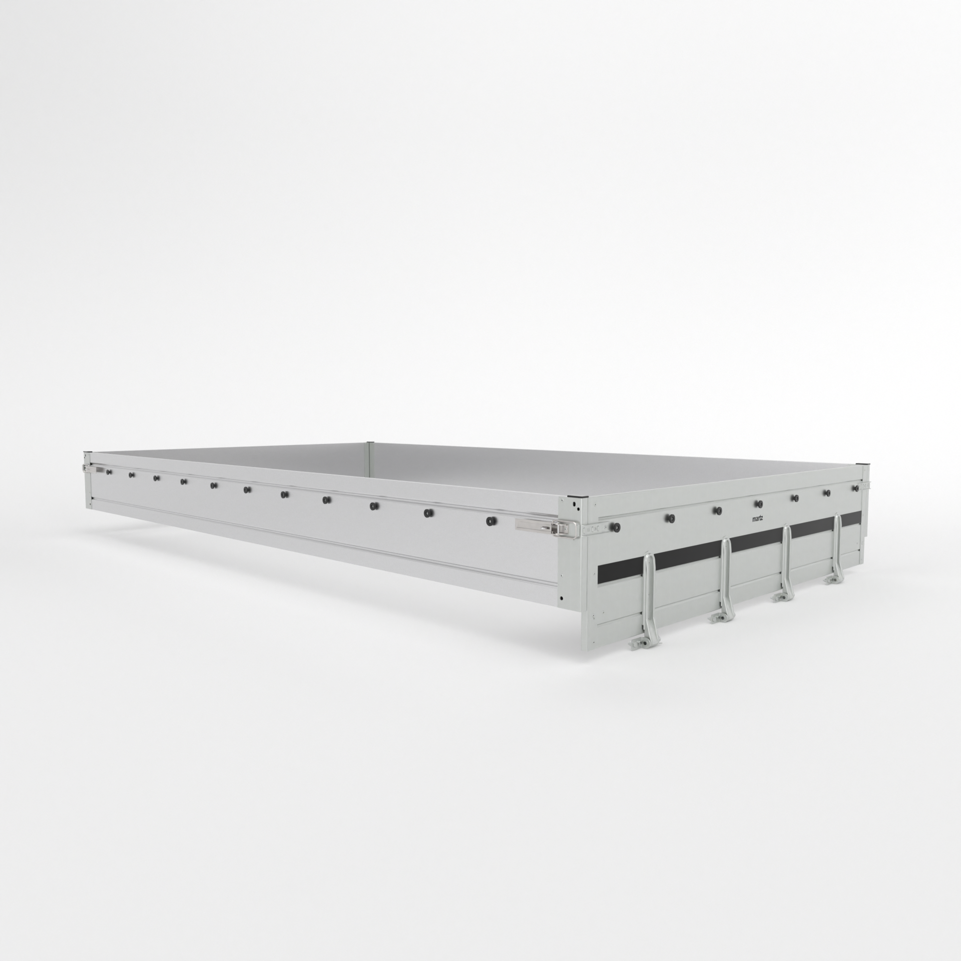 Multitransporter 3318 / Unilader 330 Satz - 3x Bordwände Alu H300 + Befahrbare Heckklappe aus Stahl