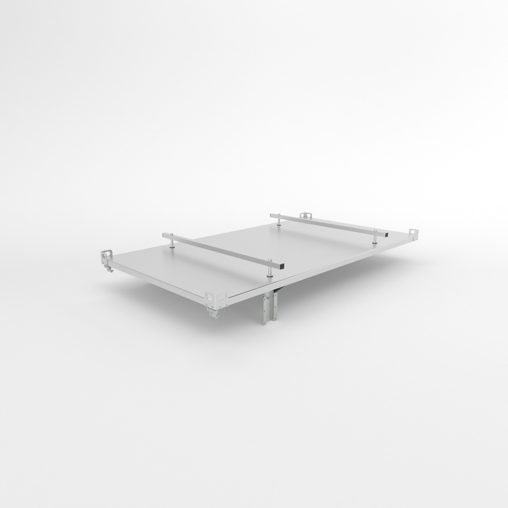 Aludeckel 2010/200 H0 Set – zu Stahlbordwänden
