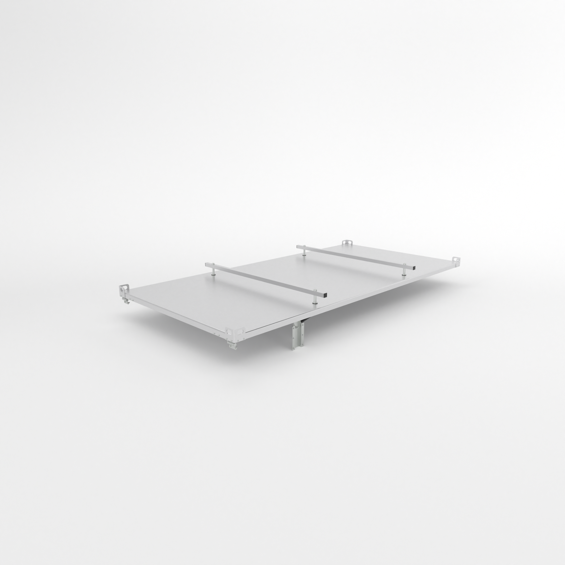 Aludeckel 2612/264 H0 Set – zu Stahlbordwänden