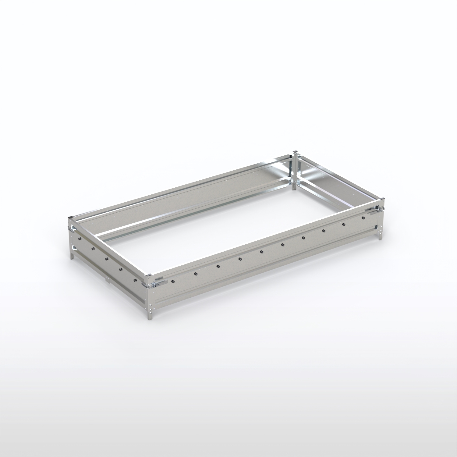 Aufsatzbordwände Stahl Uni 3015/296 H400