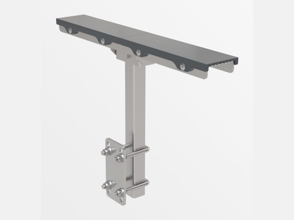 SEITENSTÜTZE PZ2 400 + HALTERUNG 100/120X40 (Ausführung 293.510.00.01)
