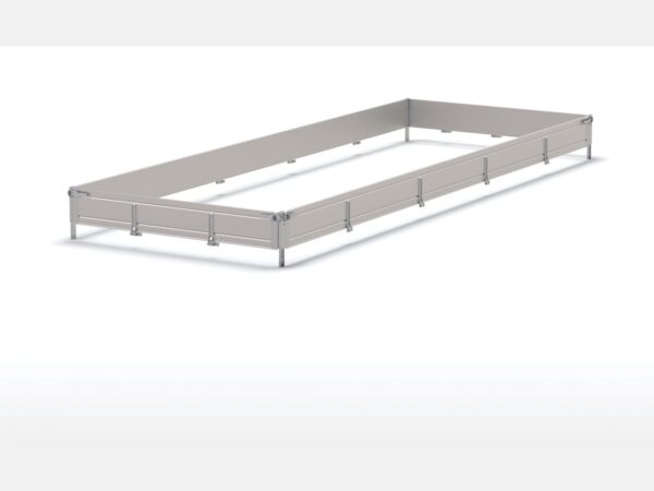 BORDWÄNDE ALU 6021/600 H300 UNIVERSAL, VORDERE, HECK, LINKE, RECHTE