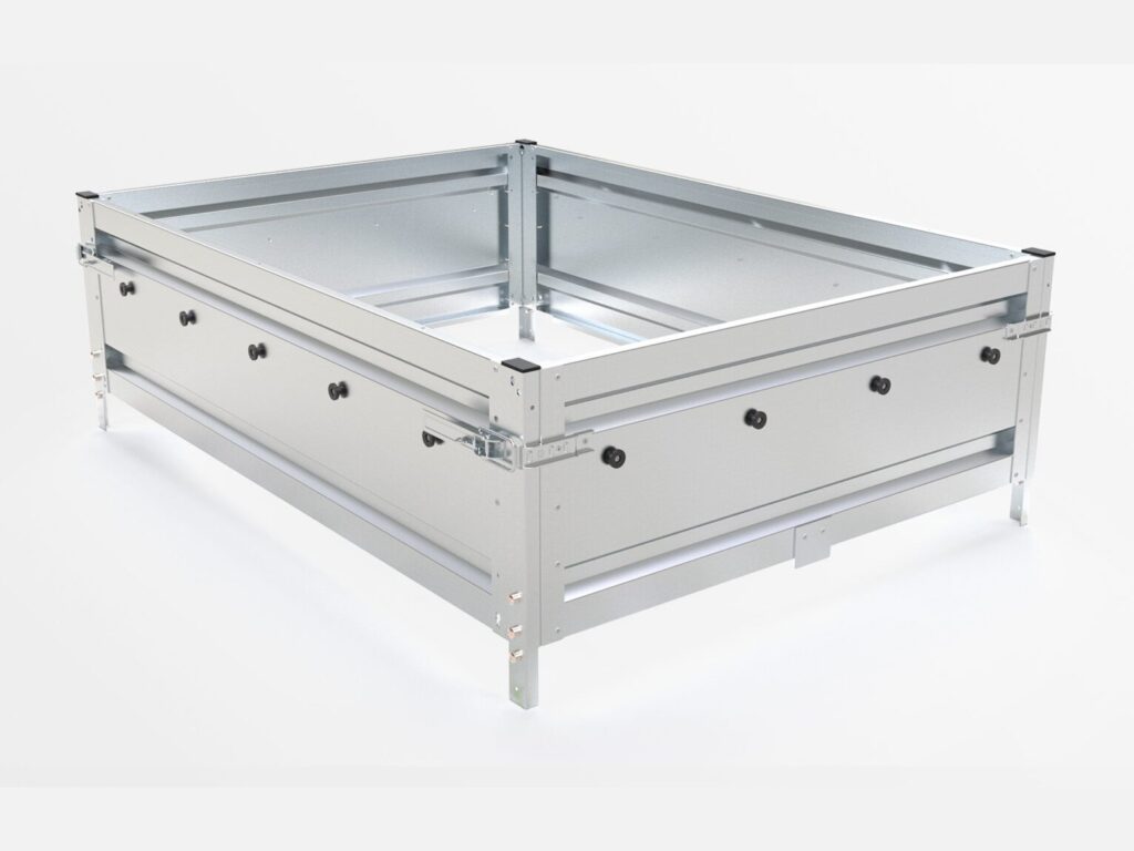 AUFSATZBORDWANDE STAHL UNI 1510/150 H400