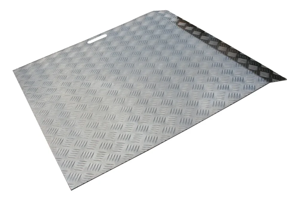 Schwellenbrücke 800 x 800 mm, 200 kg Alu