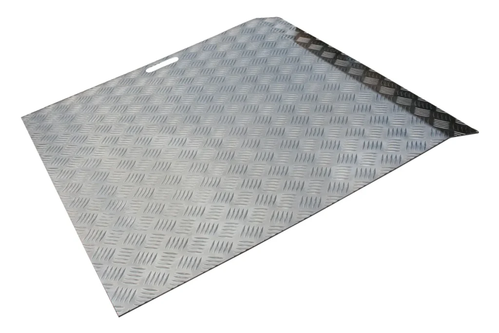 Schwellenbrücke 800 x 800 mm, 200 kg Alu