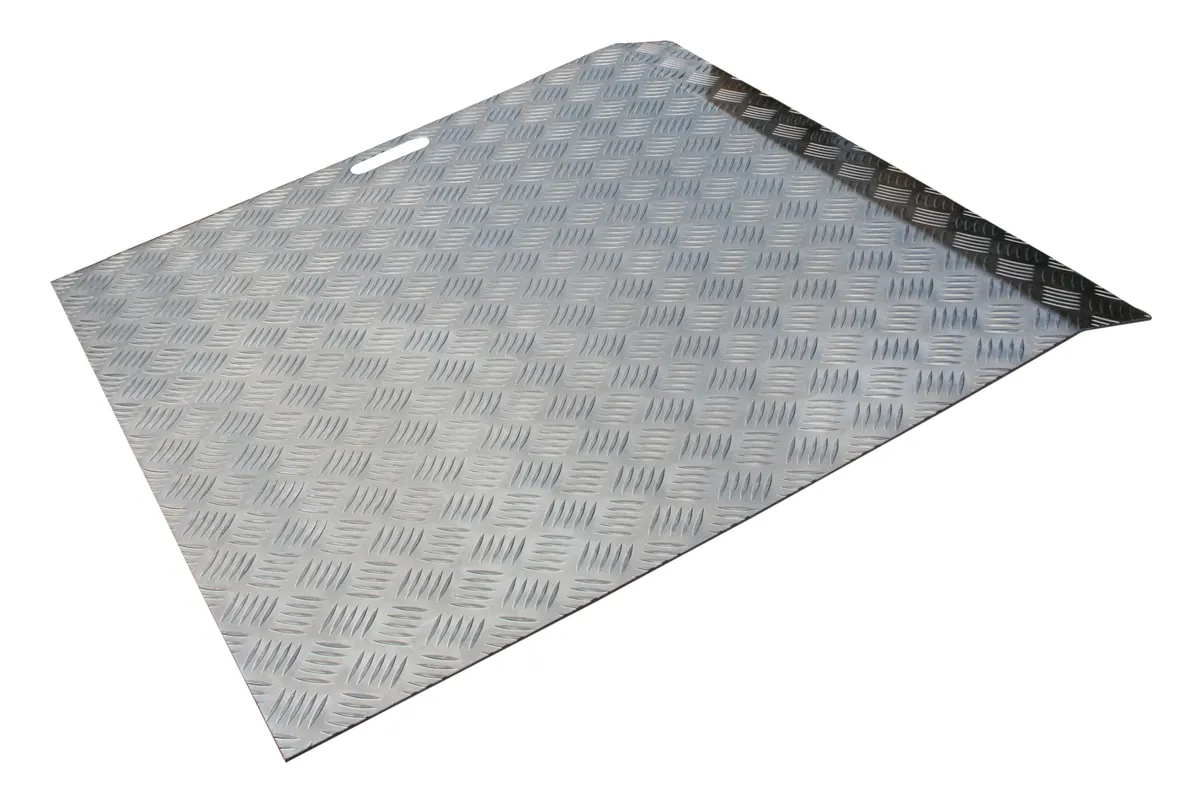 Schwellenbrücke 800 x 800 mm, 200 kg Alu