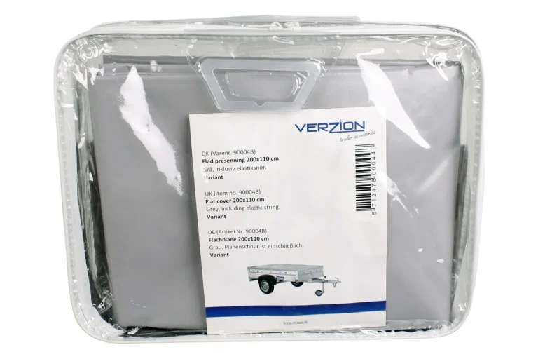 Flachplane 200 x 100 x 6 cm, grau, in Beutel verp.