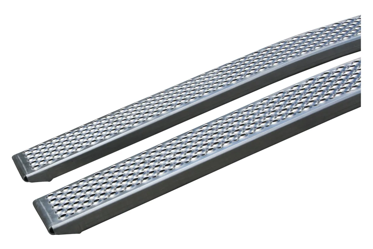 Alu Auffahrrampe 1500 x 200 mm - gebogen, 400 kg – Bild 4