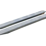 AluAuffahrrampen 250x26cm, gerade m/Zapfen, 4000kg
