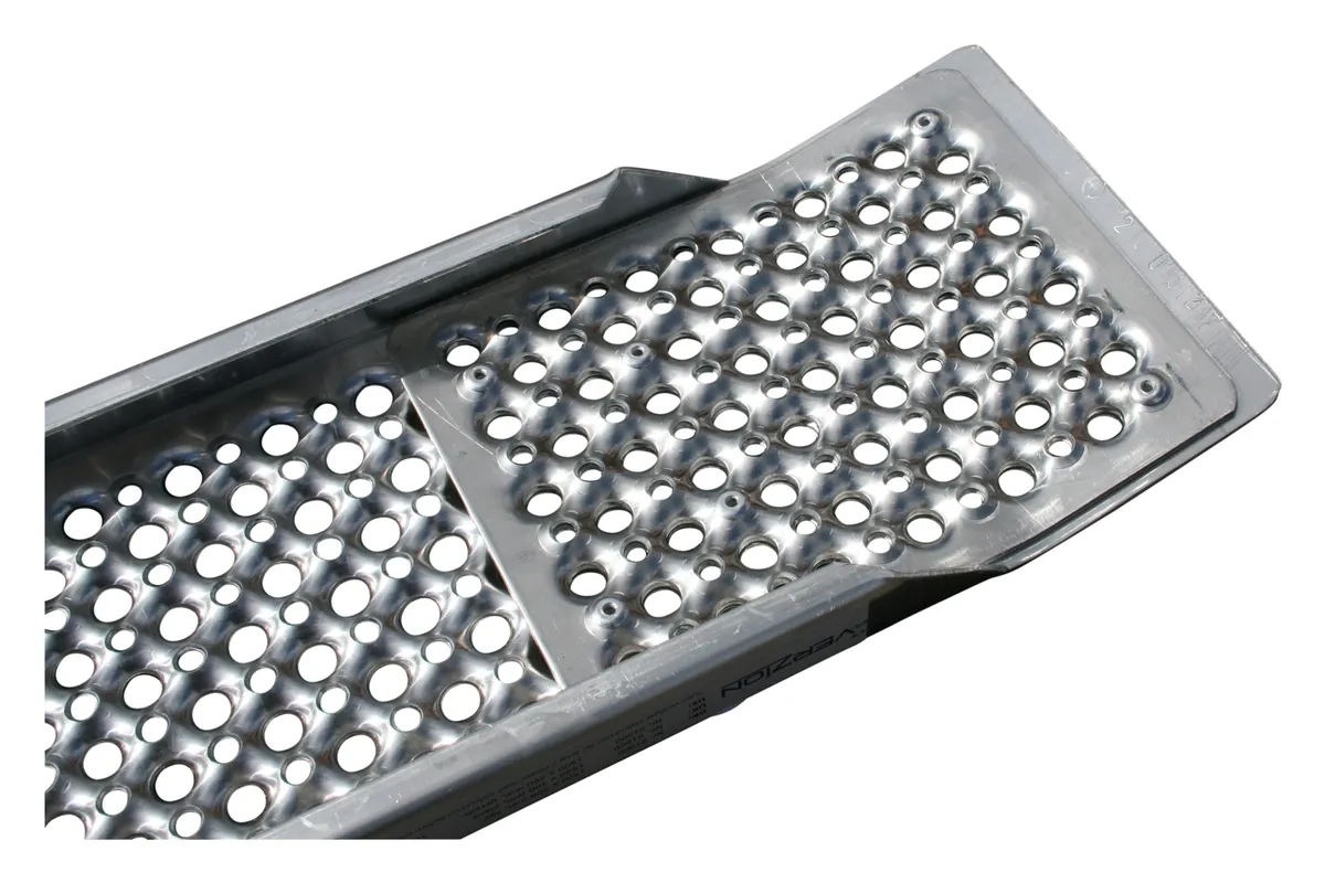 Alu Auffahrrampe 1500 x 200 mm, gerade, 400 kg