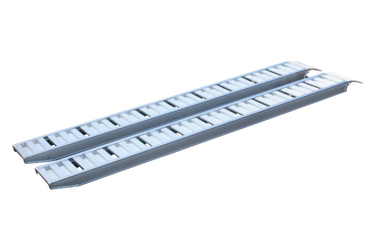 Alu Auffahrrampe 2400 x 270mm, gerade, 2800 kg – Bild 2