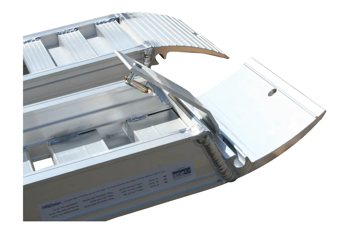 Alu Auffahrrampe 2400 x 270mm, gerade, 2800 kg – Bild 5