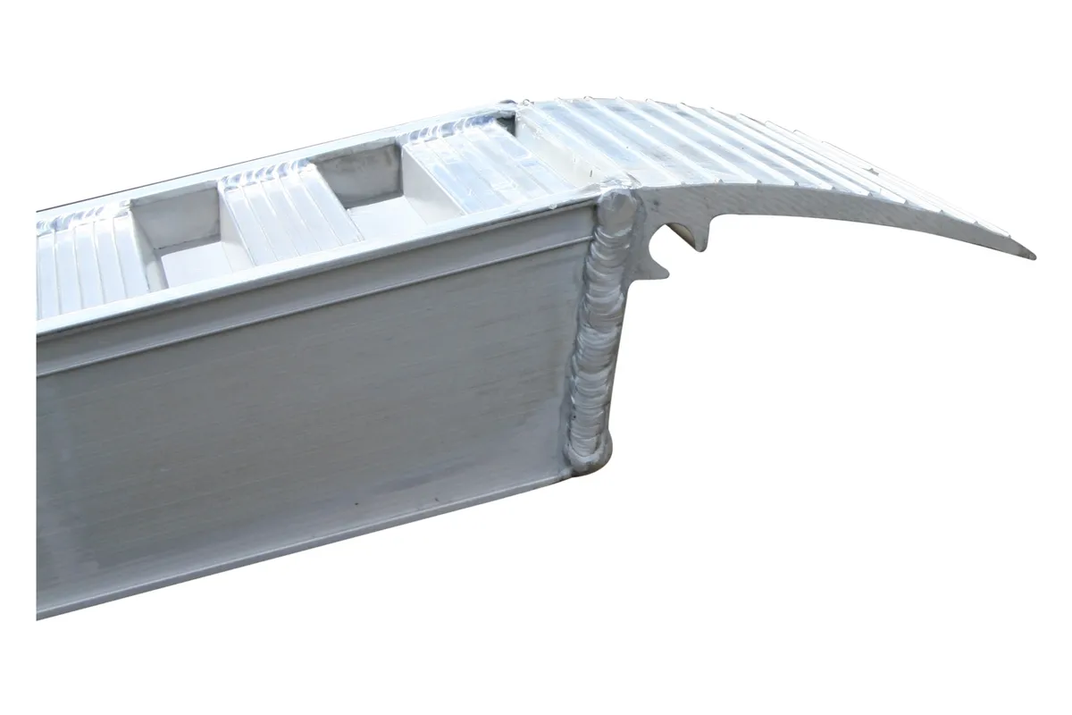 Alu Auffahrrampe, 2580 x 350 mm, gerade, 3000 kg – Bild 3