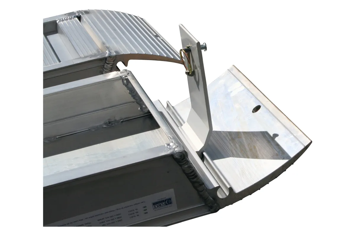 Alu Auffahrrampe, 2580 x 350 mm, gerade, 3000 kg – Bild 5