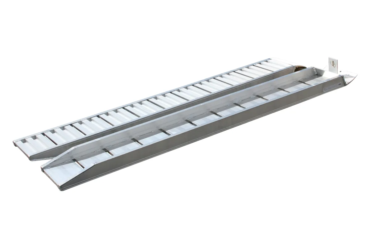 Alu Auffahrrampe, 2580 x 350 mm, gerade, 3000 kg – Bild 6